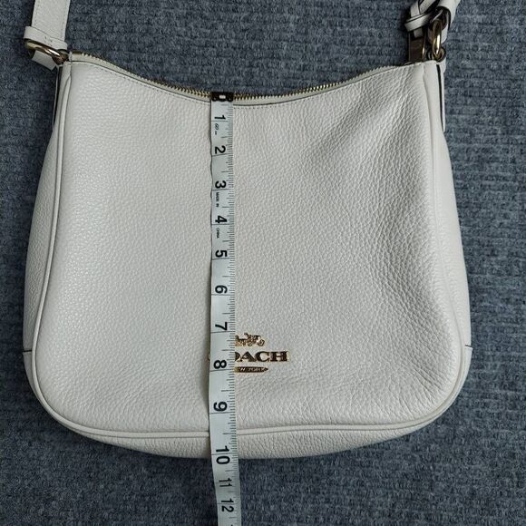 Coach Tote bag Ellie File bag shoulder bag Leather medium White Chalk CU960 - Picture 13 of 14